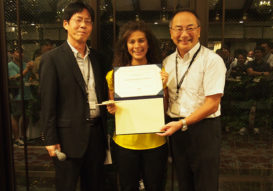 Claribel Dominguez obtains the iWOE26 poster prize