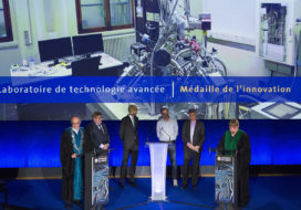 The Laboratory of Advanced Technology receives the UNIGE innovation medal