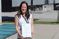 Marta Gibert receives the Swiss Physical Society (SPS) prize