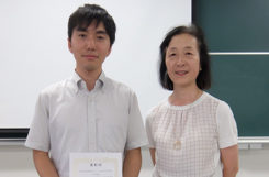 Masafumi Horio was awarded the High-Temperature Superconductivity Forum young scientist research prize